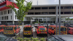 Cherchant de l'aide, un homme blessé par balle débarque au siège du SDIS à Fontaine
