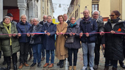 La M&eacute;tropole inaugure la nouvelle rue G&eacute;n&eacute;ral-de-Gaulle, premi&egrave;re &eacute;tape d&rsquo;une vaste transformation urbaine &agrave; Vizille