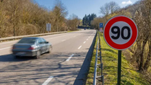 Is&egrave;re : le retour aux 90 km/h sur les routes d&eacute;partementales act&eacute; pour 2027
