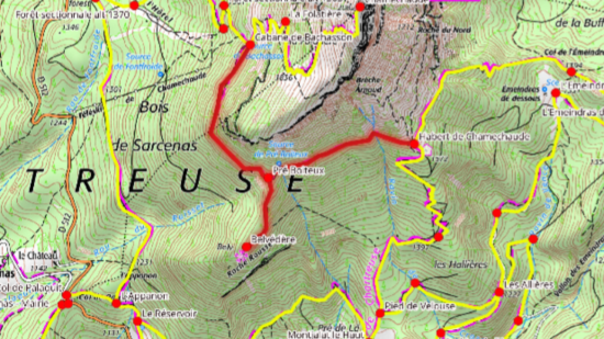 Chartreuse : un sentier de randonn&eacute;e ferm&eacute; apr&egrave;s un important &eacute;boulement &agrave; Chamechaude