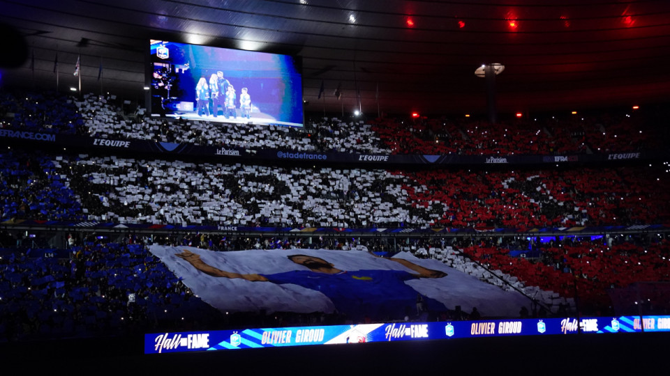 L&rsquo;hommage &agrave; Olivier Giroud pour sa carri&egrave;re en &eacute;quipe de France