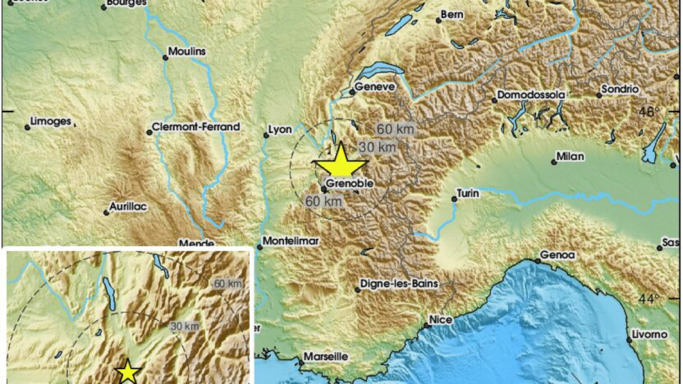 La terre a trembl&eacute; pr&egrave;s de Grenoble : un s&eacute;isme de magnitude 3,6 r&eacute;veille les habitants en sursaut